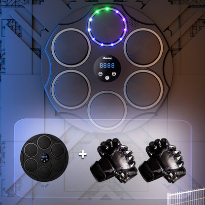 Smart Bluetooth Boxing Reflex Target – Home Fitness Reaction Trainer with LED Lights