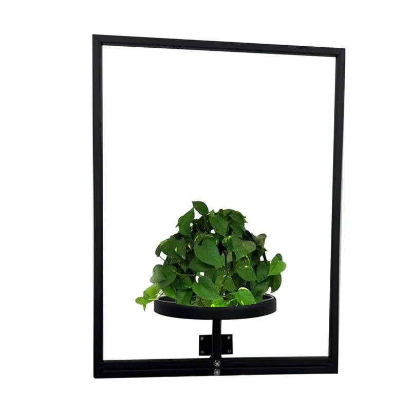 1Pcs Photo Frame Wall Planter Wall Mounted Succulent Planter Stylish Metal Window Plants Holder for Home Decor Display Stands
