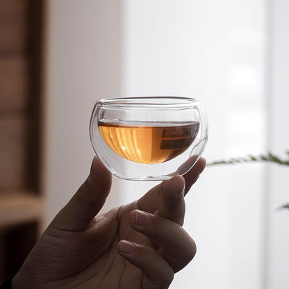 Double-Walled Glass Tea Cups