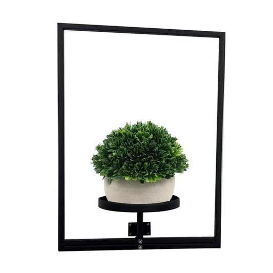 1Pcs Photo Frame Wall Planter Wall Mounted Succulent Planter Stylish Metal Window Plants Holder for Home Decor Display Stands