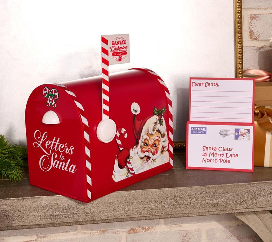 Mr. Christmas Santa'S Enchanted Mailbox with Stationery