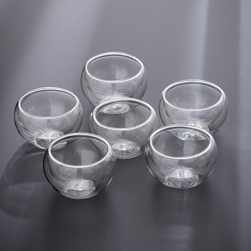 Double-Walled Glass Tea Cups